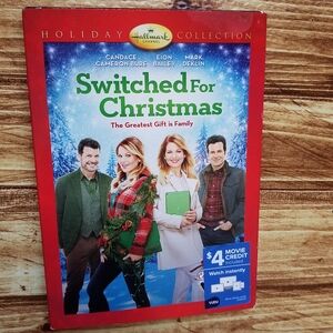 Hallmark Switched For Christmas DVD Candace Cameron Bure Eion Bailey Mark Deklin